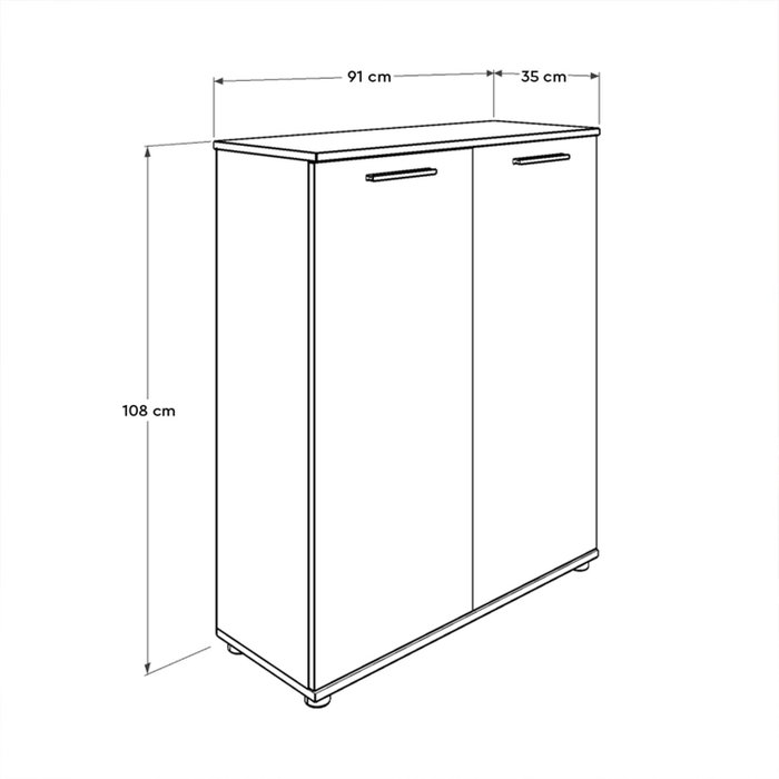 Hanah Home Zapatero Adr-520-Bb-1 Blanco